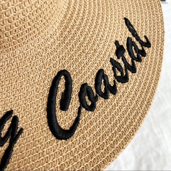 Magid GOING COASTAL Floppy Sun Hat Wide Brim Straw Sun Protection Beach Vacation - Picture 8 of 9